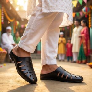 Stylish Leather Half Loafer